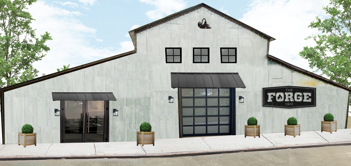 The Forge 1912 Restaurant Exterior Rendering